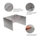 Foldable Gas Stove Windshield Outdoor Camping Cooking Picnic Wind Screen Newly