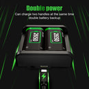For Xbox Series X Controller Battery Charger with 2x2650 mAh Battery Packs