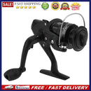 5pcs Metal Spinning Fishing Reel High Speed G-Ratio 5.2:1 NO Line(Black)