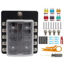 Light Bus Block Fuse Box Car Accessory Plastic Cover Blade Fuse Holder