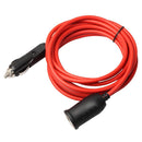 12V 24V Car Cigarette Lighter Extension Cord Cable Plug to Socket 3.6m/12ft Red