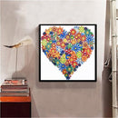 5D DIY Special Shaped Diamond Painting Love Embroidery Mosaic Kits Wall Decor