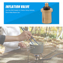 Brass Gas Refill Adapter for Camping Stove Gas Cylinder Gas Tank Butane Canis