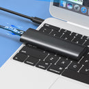 K1689 NVME SATA Hard Drive Enclosure Portable External HDD Box M.2 Dual Protocol