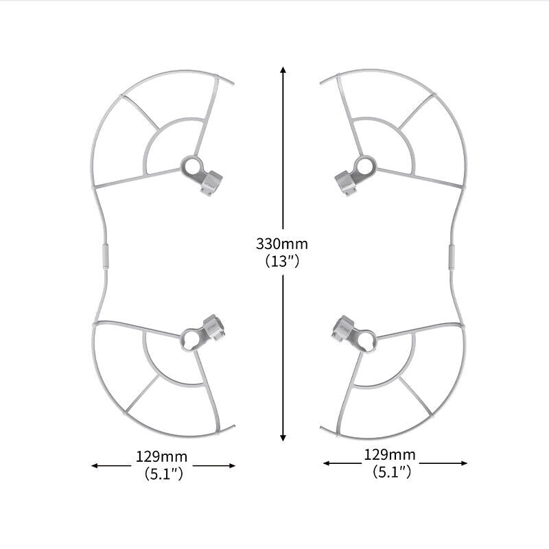 Propeller Blade Guard Anti-collision Ring Protector Cover for DJI Mini 3 PRO Kit