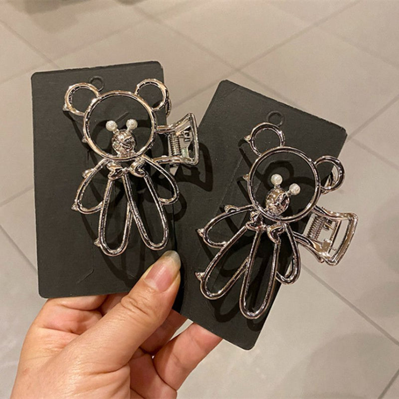 Elegant Cute Cartoon Women's Hair Claws Large Shark Clip Metal Hairgrip