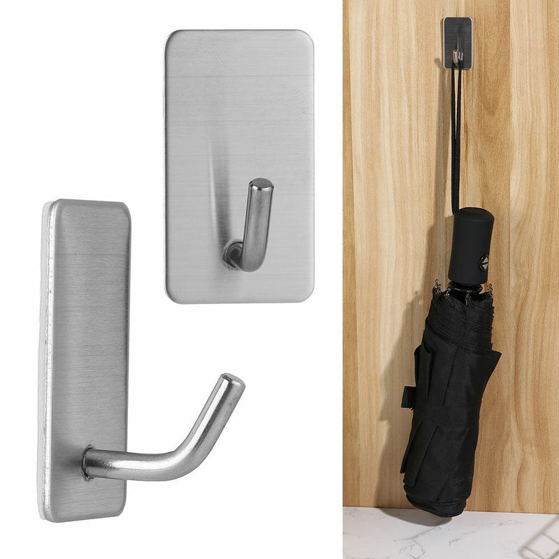 Wall Sticky Steel Bathroom  Accessories Wall Hook Towel Holder Hanger Storage