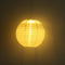 4pcs 8 inch LED Round Solar Lantern Waterproof Pendant for Garden Decor