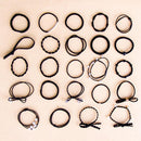 24pcs/set Korean Rubber Band Ponytail Holder Elastic Hair Rope (Style 2)