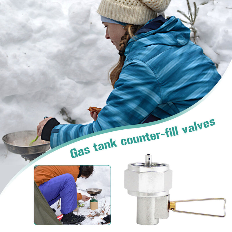 Copper American Gas Tank Filling Valve Gas Tank Transfer Valve Camping Supplies