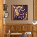 Special Shaped Diamond Painting Set DIY 5D Part Drill Bright Crescent Moon Kit