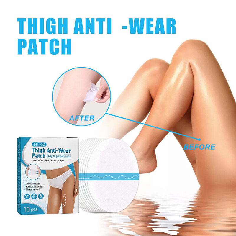 10pcs Thigh Pad Tape Traceless Transparent Thigh Tapes Unisex for Outdoor Sports