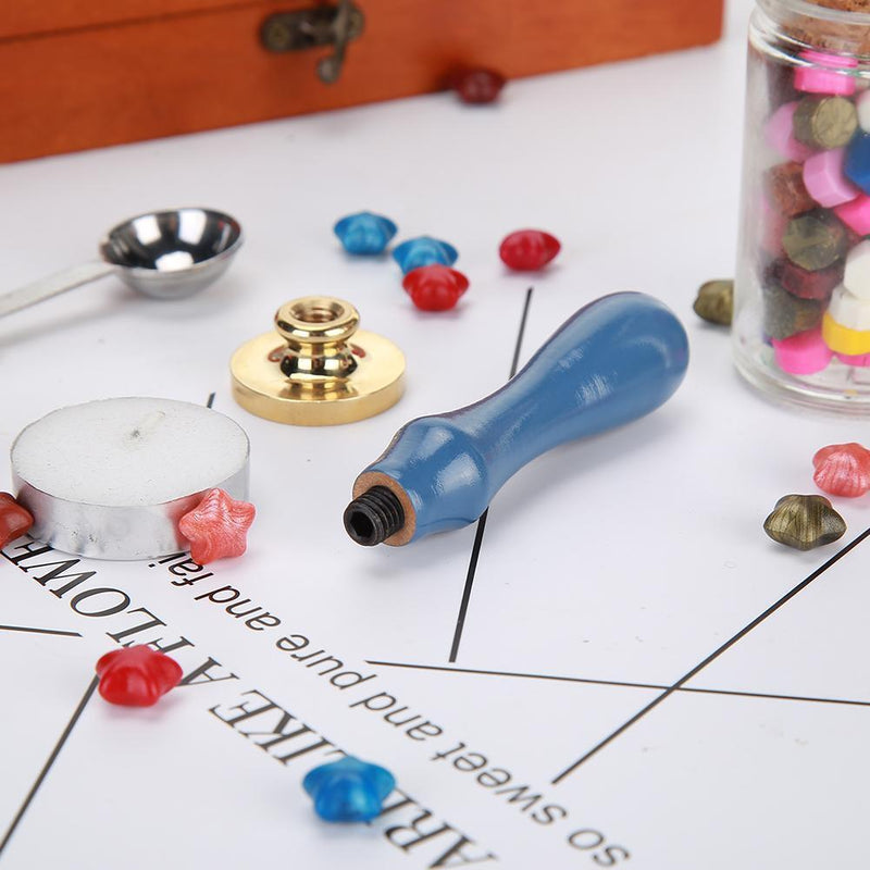 Retro Sealing Wax Stamp Universal Wood Handle Wedding Invitation Xmas Craft T