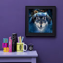 5D DIY Diamond Painting Full Round Drill Animal Wolf Wall Decor Rhinestone
