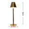 Modern LED Desk Lamp Bar Rechargeable Touch Living Room Reading Light (B)