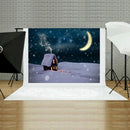 Christmas House Backdrop Photography Background Cloth Video Studio Photo Decor