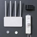 Strong Magnetic Hooks Remote Control Holder Storage Shelf For Hanging Too!