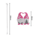 Diamond Drill Rainbow Collection Crystal Prisms Wind Chime (Two Gnomes) Newly