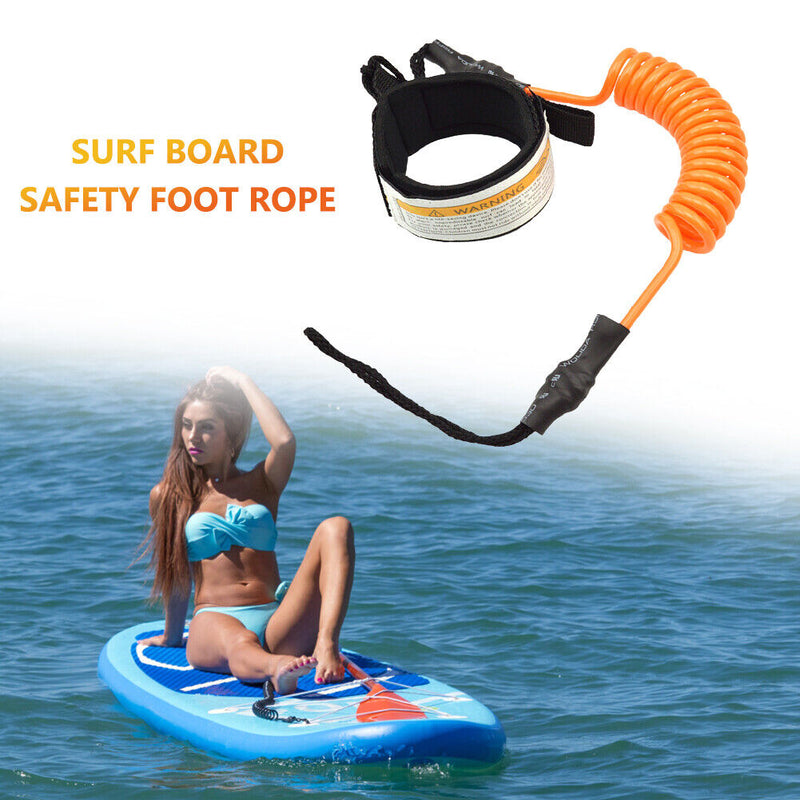 #A Surfboard Safety Legs Rope Nylon Adjustable Stand UP Paddle Board Ankle Leash