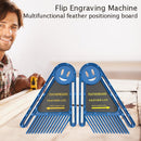 Double Featherboard Set Miter Gauge Slot Woodwork DIY Safety Tool (Blue)