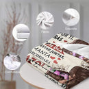 Blanket Warm Sofa Bed Blanket Christmas Gift for Friends Children Love Letter