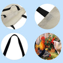 Chick printed Shoulder Shopping Bag Casual Large Tote Handbag (40*40cm)
