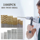 Domybest 100-Piece Spiral Drill, HSS Steel, High Speed Steel, Spiralbo