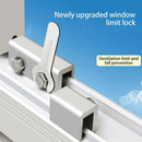 Security Sliding Sash Stopper Baby Safety Window Locks (Stainless Steel)