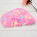 WARM Pet Blanket Touch Soft Warm Dogs Cat  Bed Blanket Mat(Red) (20x20)