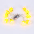 Easter Egg String Lights Battery 10 LEDs Duck Fairy Light for Kid Room (2m)