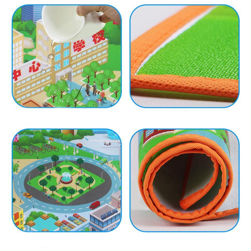 Route Map Climbing Pad, Baby Kids Route Map Crawling Pad 120cm Waterproof