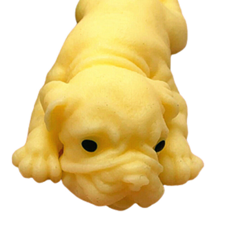 Simulation Soft Dogs Squeeze Ball Puzzle Anti Stress Artifact (Yellow Dog) Newly