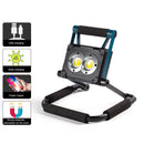 #A USB Solar LED Work Floodlights Waterproof for Camping Lighting with Bracket