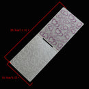 Cute Heart Embossing Plastic Case for Scrapbooking DIY Album Card Tool Embossing Order