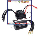 For 1/10 RC Cars Truck Waterproof 3650 3100KV Motor 60A Brushless ESC Combo