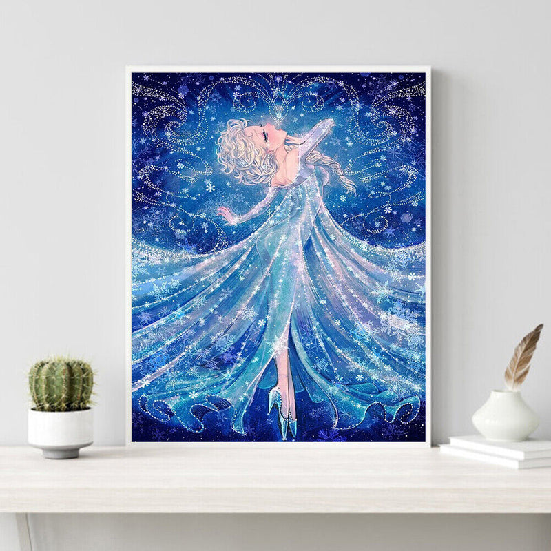 Cartoon Girl 5D DIY Special Shape Part Drill Diamond Painting Rhinestone Picture