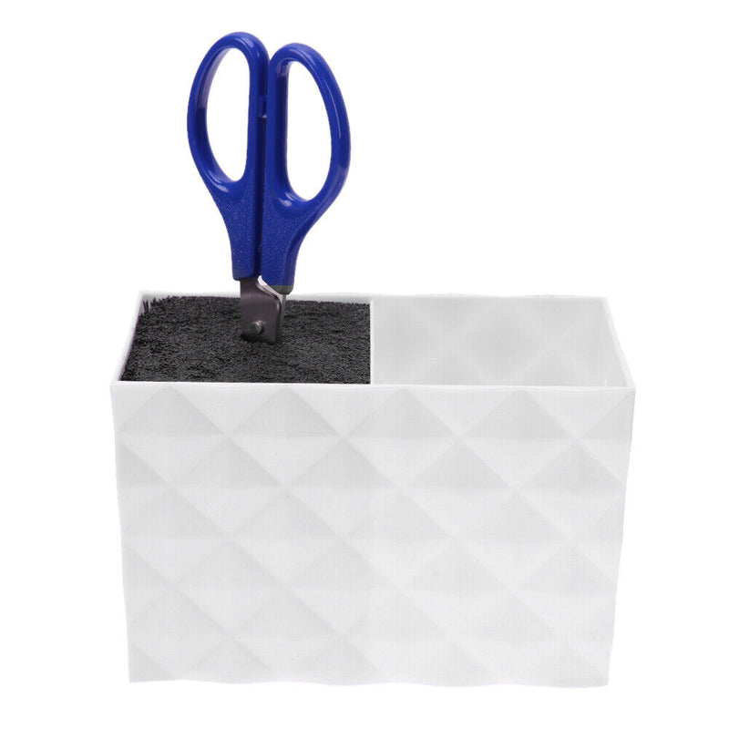 Hairdressing Scissors Stand Storage Box Salon Hair Clips Comb Clamps Organizer