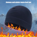 Winter Cycling Hat Fleece Warm Windproof Outdoor Sport Ski Caps (Navy Blue)
