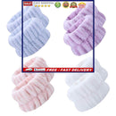 8 Pieces Spa Wrist Washband Scrunchies Cuffs for Washing Face Towel Wristba