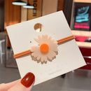 Cute Hair Accessories Women Cute Hair Ring Hair Rope Little daisy High Elastic