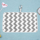Portable Baby Foldable Waterproof Diaper Nappy Change Mat Travel Pad (Grey)