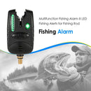 Multifunction Fishing Alarm 8 LED Fishing Alerts for Fishing Rod (Green) Newly