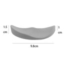Mouse Pad Soft Silicone Wrist Rest Mouse Mat for Gaming Office PC (Grey) Newly
