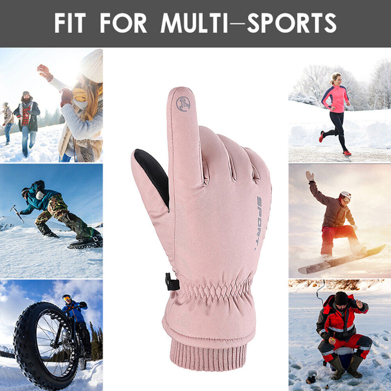 Anti-Skid Thicking Warm Ski Gloves Cycling Motorcycle Glove Riding Accessories