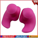 1 Pair Waterproof Earplugs Silicone Ear Plugs Swimming Accessories (Pink)