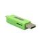 Micro USB TF Card Reader OTG Adapter USB2.0 Hub Connector for PC (Green)