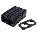 10Pcs 26650 2x Lithium Battery Triple Holder Bracket For Diy Battery Pack