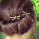 Dragonfly Shape Women Metal Hair Clips Barrette Slide Hair Clip Grips