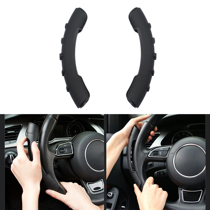 Non Slip Car Steering Wheel Booster Cover Auto Interior Accessories (Black)