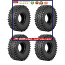 4x 1.9 inch Wheel Tires Tyre for 1/10 RC Rock Crawler Traxxas TRX-4 Axial SCX10